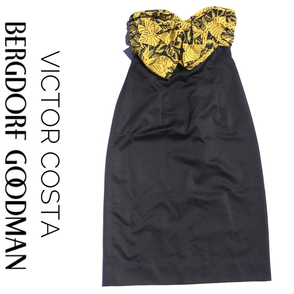 VTG Victor Costa Bergdorf Goodman tropical dress 8